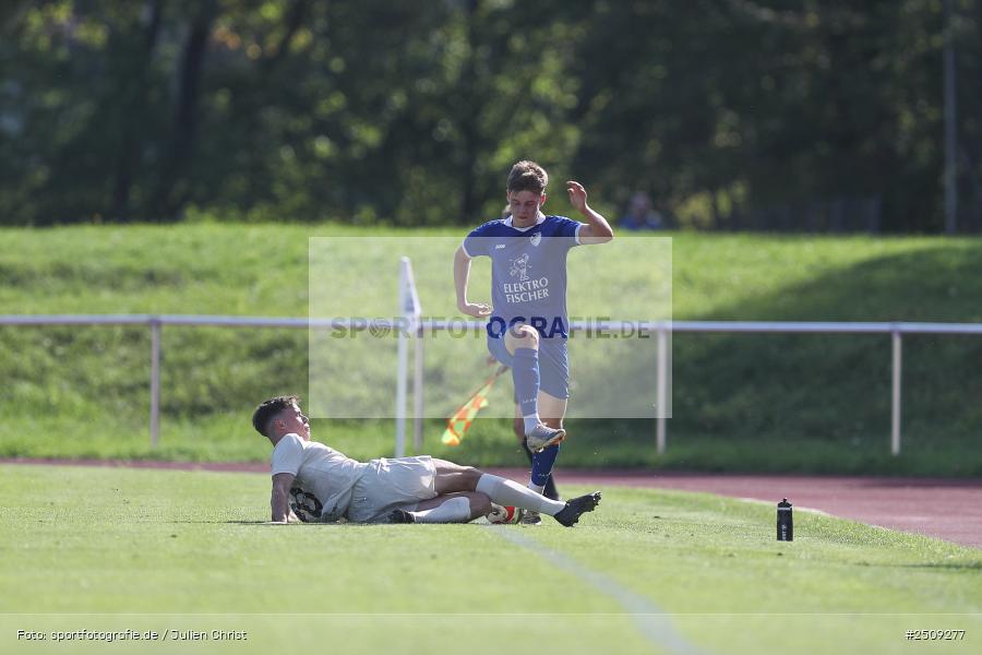 sport, action, TuS 1893 Aschaffenburg-Leider, TUS, Landesliga Nordwest, Fussball, FCB, Dr. Hans Weiß Sportpark, Bad Kissingen, BFV, 20.09.2025, 12. Spieltag, 1. FC 06 Bad Kissingen - Bild-ID: 2509277