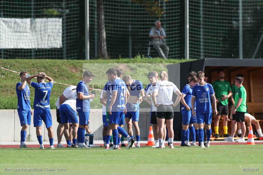 sport, action, TuS 1893 Aschaffenburg-Leider, TUS, Landesliga Nordwest, Fussball, FCB, Dr. Hans Weiß Sportpark, Bad Kissingen, BFV, 20.09.2025, 12. Spieltag, 1. FC 06 Bad Kissingen - Bild-ID: 2509281