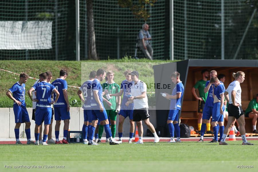 sport, action, TuS 1893 Aschaffenburg-Leider, TUS, Landesliga Nordwest, Fussball, FCB, Dr. Hans Weiß Sportpark, Bad Kissingen, BFV, 20.09.2025, 12. Spieltag, 1. FC 06 Bad Kissingen - Bild-ID: 2509284