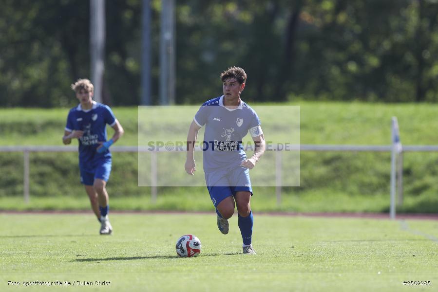 sport, action, TuS 1893 Aschaffenburg-Leider, TUS, Landesliga Nordwest, Fussball, FCB, Dr. Hans Weiß Sportpark, Bad Kissingen, BFV, 20.09.2025, 12. Spieltag, 1. FC 06 Bad Kissingen - Bild-ID: 2509285