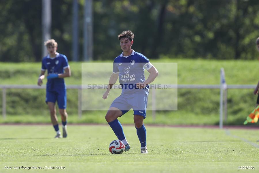 sport, action, TuS 1893 Aschaffenburg-Leider, TUS, Landesliga Nordwest, Fussball, FCB, Dr. Hans Weiß Sportpark, Bad Kissingen, BFV, 20.09.2025, 12. Spieltag, 1. FC 06 Bad Kissingen - Bild-ID: 2509286