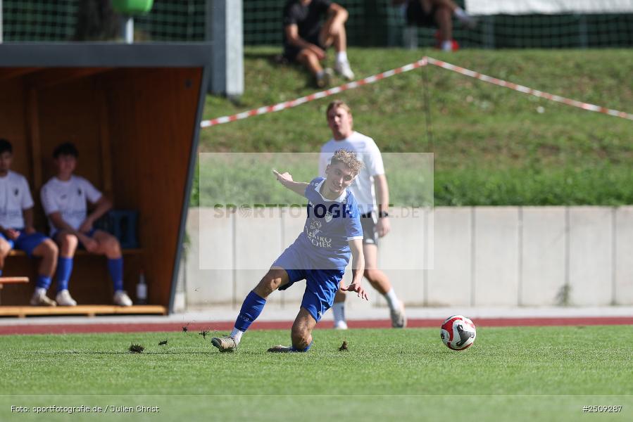 sport, action, TuS 1893 Aschaffenburg-Leider, TUS, Landesliga Nordwest, Fussball, FCB, Dr. Hans Weiß Sportpark, Bad Kissingen, BFV, 20.09.2025, 12. Spieltag, 1. FC 06 Bad Kissingen - Bild-ID: 2509287