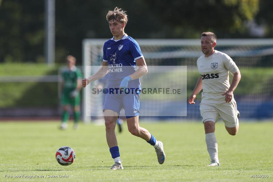 sport, action, TuS 1893 Aschaffenburg-Leider, TUS, Landesliga Nordwest, Fussball, FCB, Dr. Hans Weiß Sportpark, Bad Kissingen, BFV, 20.09.2025, 12. Spieltag, 1. FC 06 Bad Kissingen - Bild-ID: 2509300