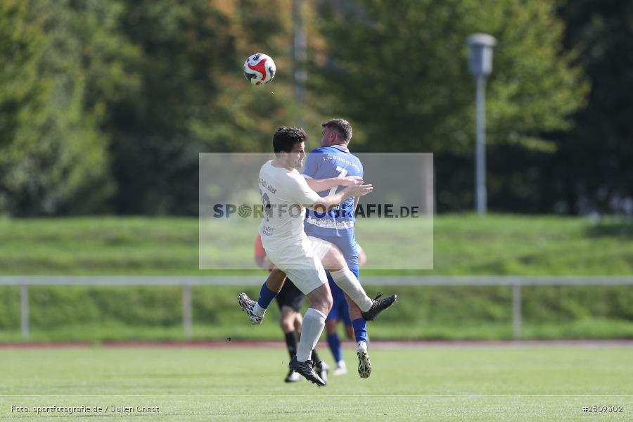 sport, action, TuS 1893 Aschaffenburg-Leider, TUS, Landesliga Nordwest, Fussball, FCB, Dr. Hans Weiß Sportpark, Bad Kissingen, BFV, 20.09.2025, 12. Spieltag, 1. FC 06 Bad Kissingen - Bild-ID: 2509302