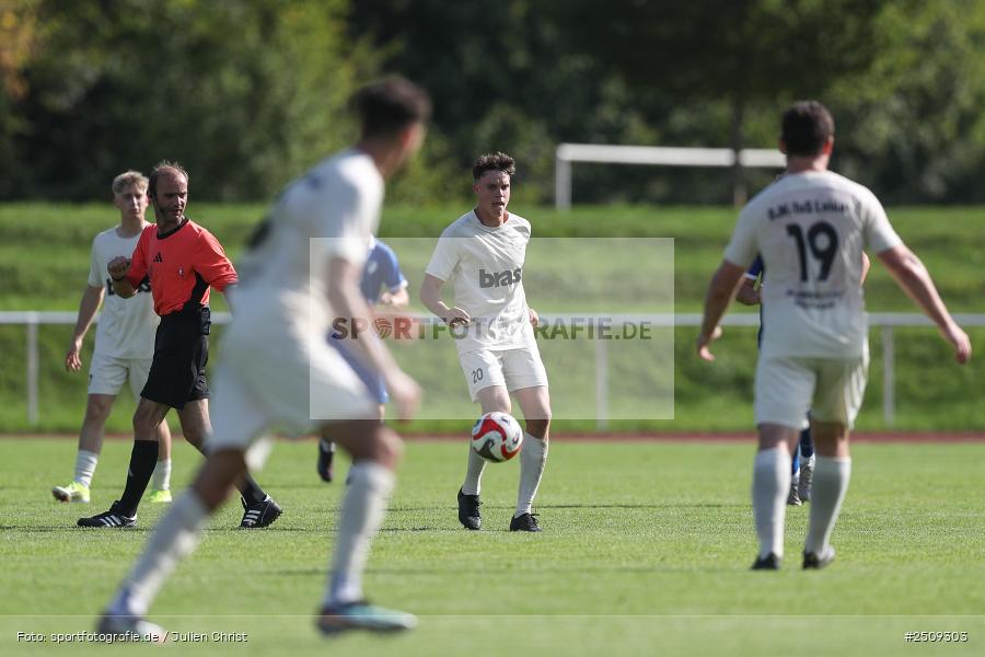 sport, action, TuS 1893 Aschaffenburg-Leider, TUS, Landesliga Nordwest, Fussball, FCB, Dr. Hans Weiß Sportpark, Bad Kissingen, BFV, 20.09.2025, 12. Spieltag, 1. FC 06 Bad Kissingen - Bild-ID: 2509303