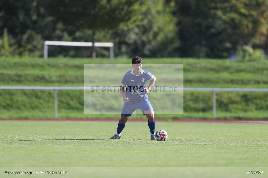 sport, action, TuS 1893 Aschaffenburg-Leider, TUS, Landesliga Nordwest, Fussball, FCB, Dr. Hans Weiß Sportpark, Bad Kissingen, BFV, 20.09.2025, 12. Spieltag, 1. FC 06 Bad Kissingen - Bild-ID: 2509304