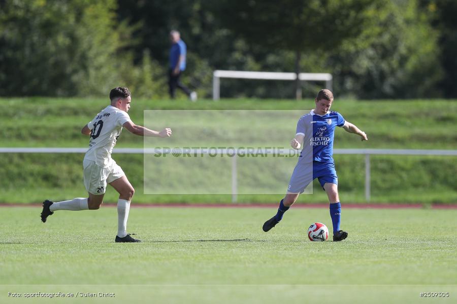 sport, action, TuS 1893 Aschaffenburg-Leider, TUS, Landesliga Nordwest, Fussball, FCB, Dr. Hans Weiß Sportpark, Bad Kissingen, BFV, 20.09.2025, 12. Spieltag, 1. FC 06 Bad Kissingen - Bild-ID: 2509305