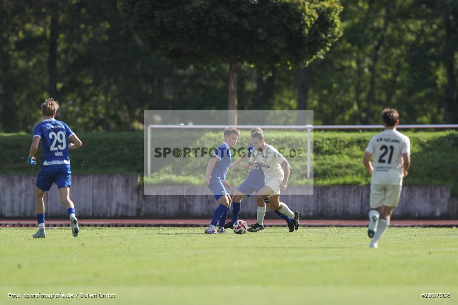 sport, action, TuS 1893 Aschaffenburg-Leider, TUS, Landesliga Nordwest, Fussball, FCB, Dr. Hans Weiß Sportpark, Bad Kissingen, BFV, 20.09.2025, 12. Spieltag, 1. FC 06 Bad Kissingen - Bild-ID: 2509308