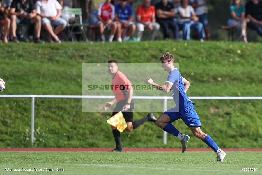 sport, action, TuS 1893 Aschaffenburg-Leider, TUS, Landesliga Nordwest, Fussball, FCB, Dr. Hans Weiß Sportpark, Bad Kissingen, BFV, 20.09.2025, 12. Spieltag, 1. FC 06 Bad Kissingen - Bild-ID: 2509310