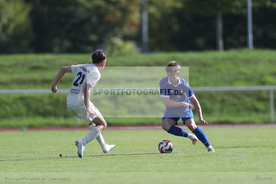 sport, action, TuS 1893 Aschaffenburg-Leider, TUS, Landesliga Nordwest, Fussball, FCB, Dr. Hans Weiß Sportpark, Bad Kissingen, BFV, 20.09.2025, 12. Spieltag, 1. FC 06 Bad Kissingen - Bild-ID: 2509313