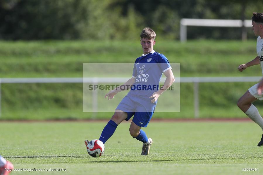 sport, action, TuS 1893 Aschaffenburg-Leider, TUS, Landesliga Nordwest, Fussball, FCB, Dr. Hans Weiß Sportpark, Bad Kissingen, BFV, 20.09.2025, 12. Spieltag, 1. FC 06 Bad Kissingen - Bild-ID: 2509314