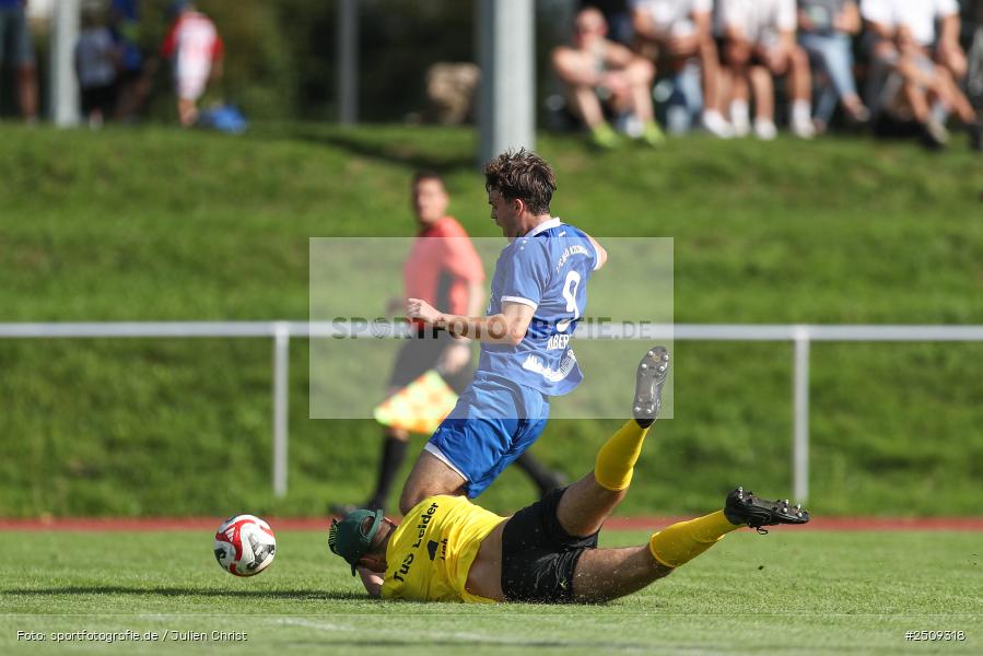 sport, action, TuS 1893 Aschaffenburg-Leider, TUS, Landesliga Nordwest, Fussball, FCB, Dr. Hans Weiß Sportpark, Bad Kissingen, BFV, 20.09.2025, 12. Spieltag, 1. FC 06 Bad Kissingen - Bild-ID: 2509318