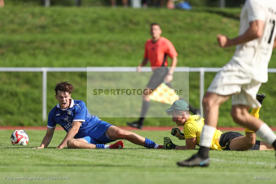 sport, action, TuS 1893 Aschaffenburg-Leider, TUS, Landesliga Nordwest, Fussball, FCB, Dr. Hans Weiß Sportpark, Bad Kissingen, BFV, 20.09.2025, 12. Spieltag, 1. FC 06 Bad Kissingen - Bild-ID: 2509321