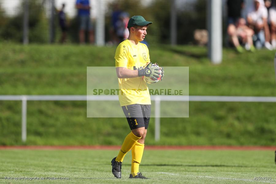sport, action, TuS 1893 Aschaffenburg-Leider, TUS, Landesliga Nordwest, Fussball, FCB, Dr. Hans Weiß Sportpark, Bad Kissingen, BFV, 20.09.2025, 12. Spieltag, 1. FC 06 Bad Kissingen - Bild-ID: 2509323