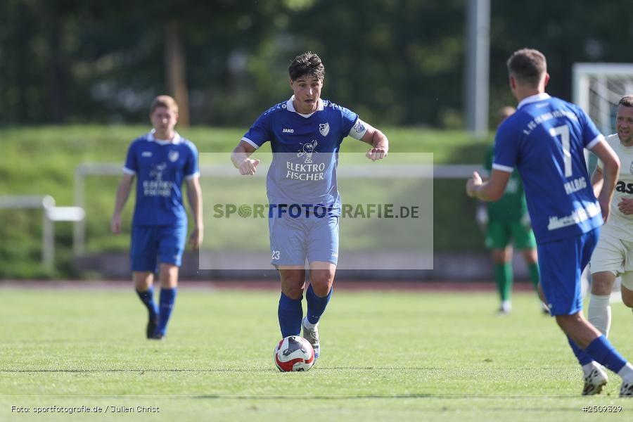 sport, action, TuS 1893 Aschaffenburg-Leider, TUS, Landesliga Nordwest, Fussball, FCB, Dr. Hans Weiß Sportpark, Bad Kissingen, BFV, 20.09.2025, 12. Spieltag, 1. FC 06 Bad Kissingen - Bild-ID: 2509329