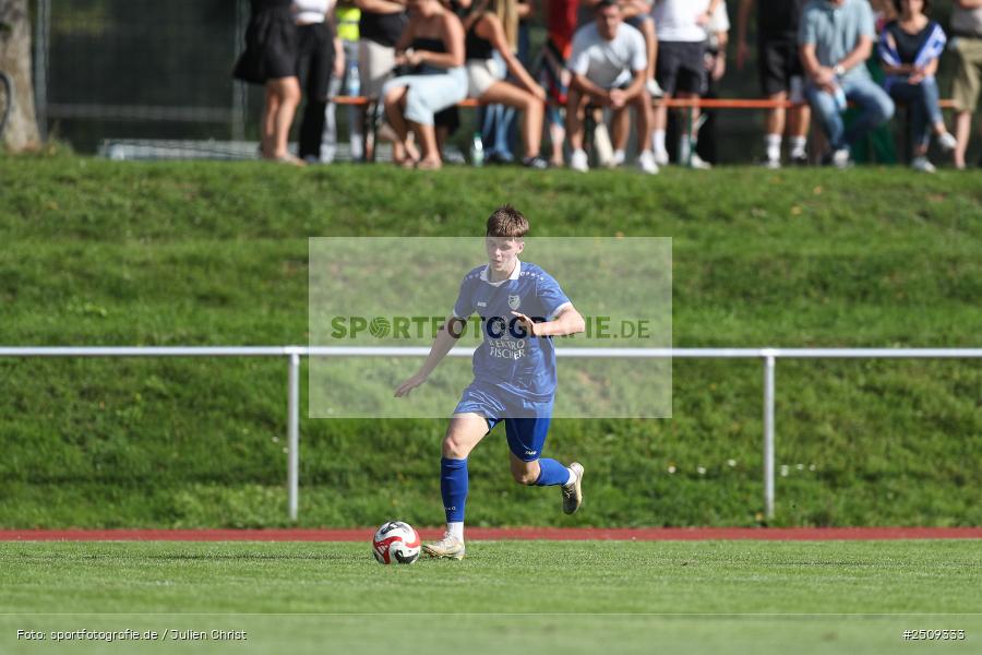 sport, action, TuS 1893 Aschaffenburg-Leider, TUS, Landesliga Nordwest, Fussball, FCB, Dr. Hans Weiß Sportpark, Bad Kissingen, BFV, 20.09.2025, 12. Spieltag, 1. FC 06 Bad Kissingen - Bild-ID: 2509333