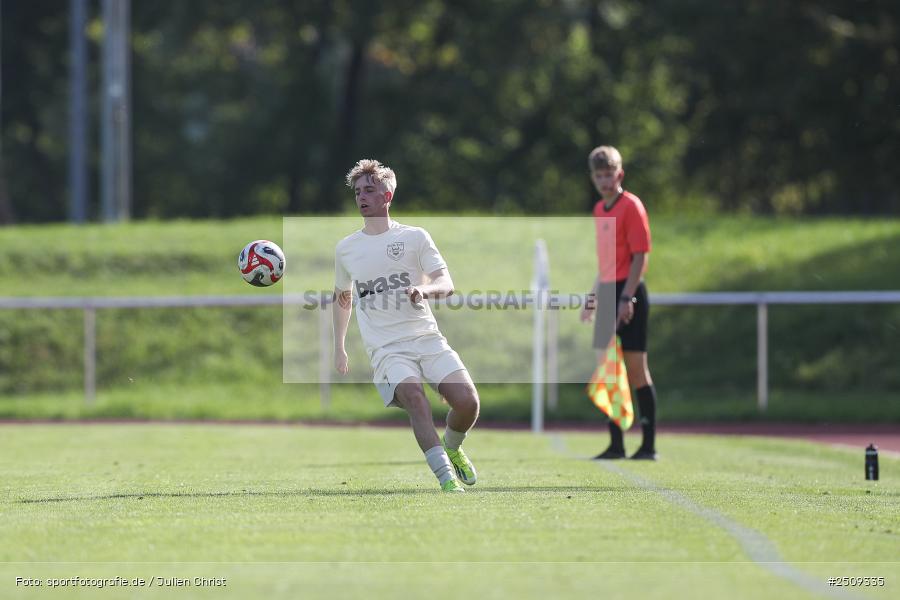 sport, action, TuS 1893 Aschaffenburg-Leider, TUS, Landesliga Nordwest, Fussball, FCB, Dr. Hans Weiß Sportpark, Bad Kissingen, BFV, 20.09.2025, 12. Spieltag, 1. FC 06 Bad Kissingen - Bild-ID: 2509335