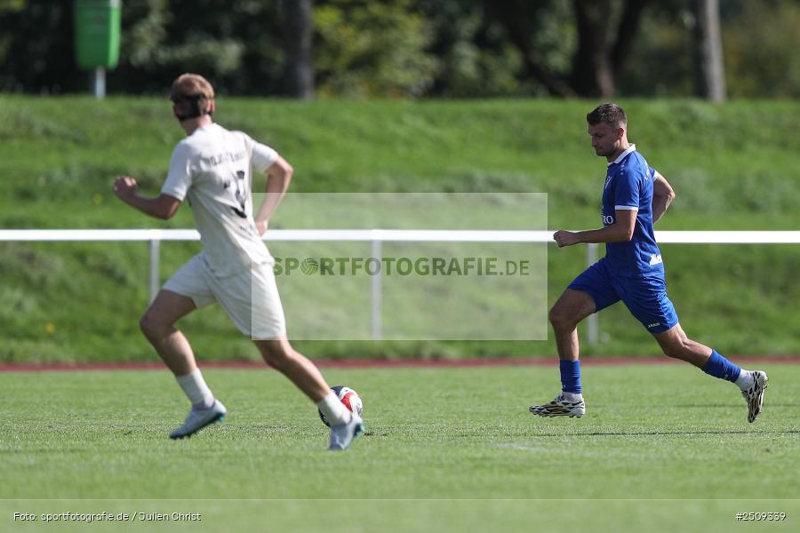 sport, action, TuS 1893 Aschaffenburg-Leider, TUS, Landesliga Nordwest, Fussball, FCB, Dr. Hans Weiß Sportpark, Bad Kissingen, BFV, 20.09.2025, 12. Spieltag, 1. FC 06 Bad Kissingen - Bild-ID: 2509339