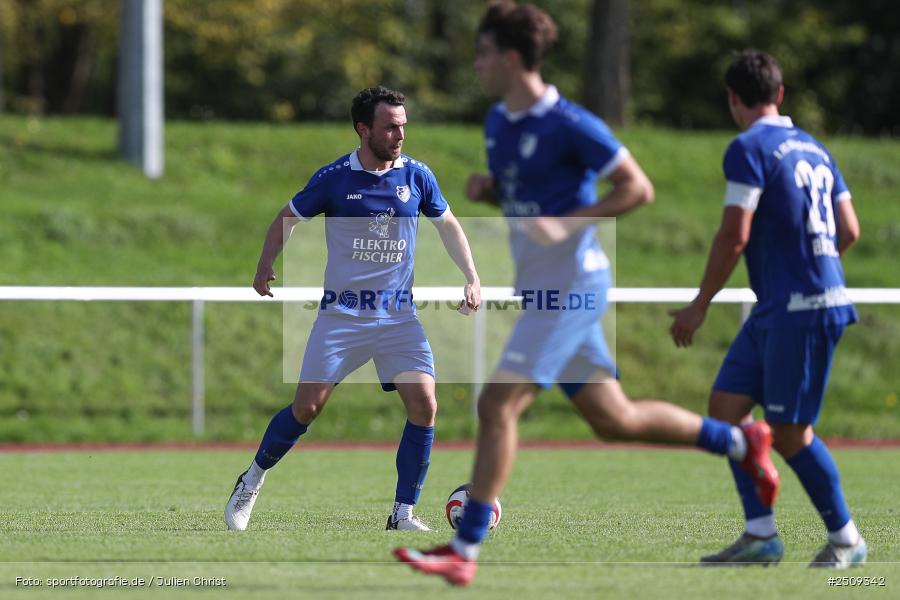 sport, action, TuS 1893 Aschaffenburg-Leider, TUS, Landesliga Nordwest, Fussball, FCB, Dr. Hans Weiß Sportpark, Bad Kissingen, BFV, 20.09.2025, 12. Spieltag, 1. FC 06 Bad Kissingen - Bild-ID: 2509342