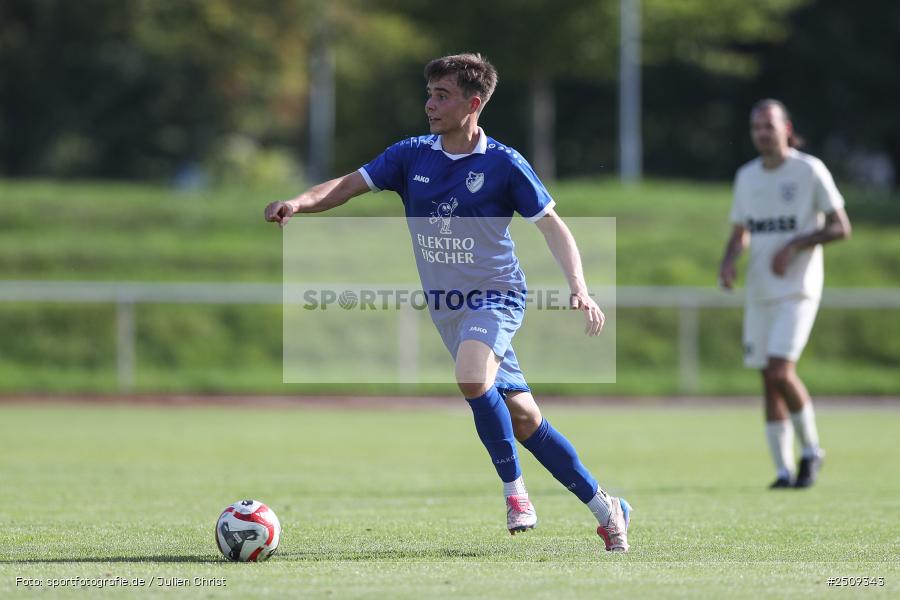 sport, action, TuS 1893 Aschaffenburg-Leider, TUS, Landesliga Nordwest, Fussball, FCB, Dr. Hans Weiß Sportpark, Bad Kissingen, BFV, 20.09.2025, 12. Spieltag, 1. FC 06 Bad Kissingen - Bild-ID: 2509343