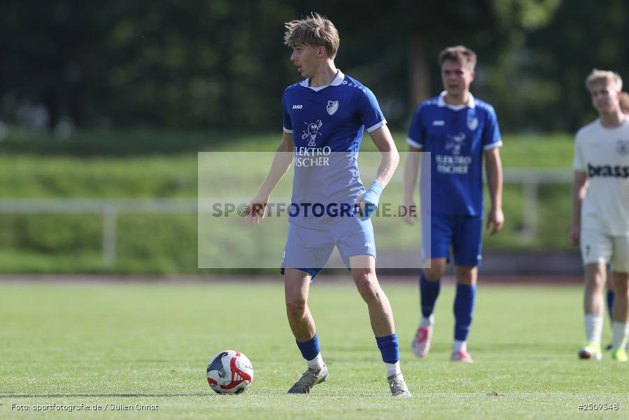 sport, action, TuS 1893 Aschaffenburg-Leider, TUS, Landesliga Nordwest, Fussball, FCB, Dr. Hans Weiß Sportpark, Bad Kissingen, BFV, 20.09.2025, 12. Spieltag, 1. FC 06 Bad Kissingen - Bild-ID: 2509348