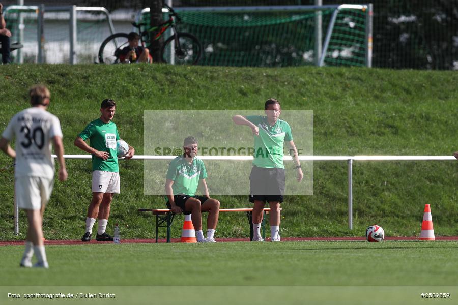 sport, action, TuS 1893 Aschaffenburg-Leider, TUS, Landesliga Nordwest, Fussball, FCB, Dr. Hans Weiß Sportpark, Bad Kissingen, BFV, 20.09.2025, 12. Spieltag, 1. FC 06 Bad Kissingen - Bild-ID: 2509359