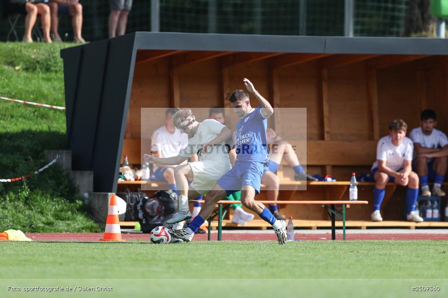 sport, action, TuS 1893 Aschaffenburg-Leider, TUS, Landesliga Nordwest, Fussball, FCB, Dr. Hans Weiß Sportpark, Bad Kissingen, BFV, 20.09.2025, 12. Spieltag, 1. FC 06 Bad Kissingen - Bild-ID: 2509360