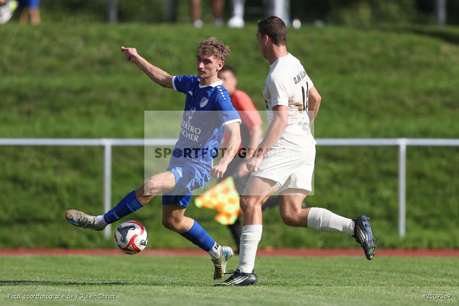 sport, action, TuS 1893 Aschaffenburg-Leider, TUS, Landesliga Nordwest, Fussball, FCB, Dr. Hans Weiß Sportpark, Bad Kissingen, BFV, 20.09.2025, 12. Spieltag, 1. FC 06 Bad Kissingen - Bild-ID: 2509369