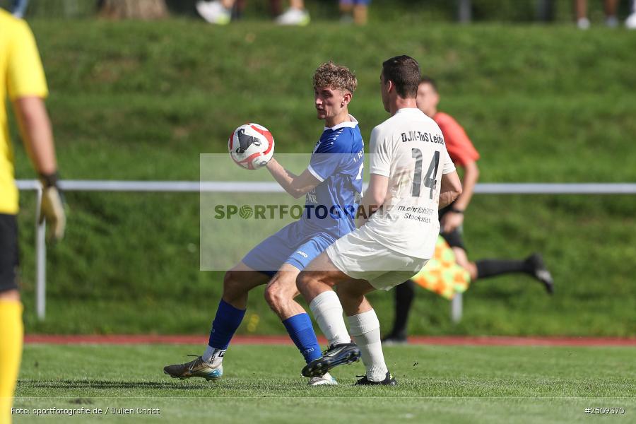 sport, action, TuS 1893 Aschaffenburg-Leider, TUS, Landesliga Nordwest, Fussball, FCB, Dr. Hans Weiß Sportpark, Bad Kissingen, BFV, 20.09.2025, 12. Spieltag, 1. FC 06 Bad Kissingen - Bild-ID: 2509370