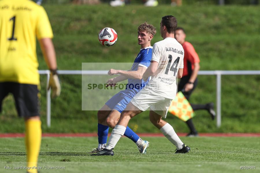 sport, action, TuS 1893 Aschaffenburg-Leider, TUS, Landesliga Nordwest, Fussball, FCB, Dr. Hans Weiß Sportpark, Bad Kissingen, BFV, 20.09.2025, 12. Spieltag, 1. FC 06 Bad Kissingen - Bild-ID: 2509371