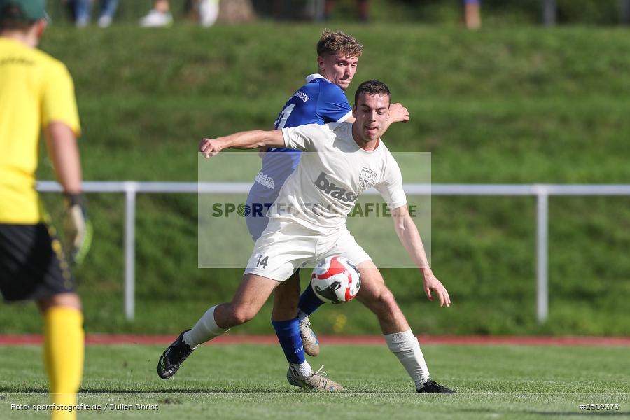 sport, action, TuS 1893 Aschaffenburg-Leider, TUS, Landesliga Nordwest, Fussball, FCB, Dr. Hans Weiß Sportpark, Bad Kissingen, BFV, 20.09.2025, 12. Spieltag, 1. FC 06 Bad Kissingen - Bild-ID: 2509373