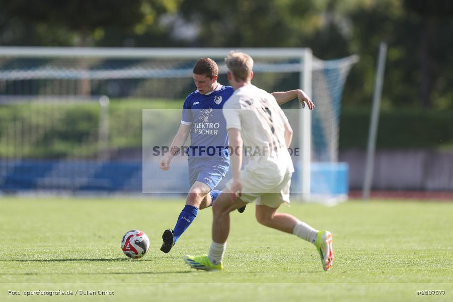 sport, action, TuS 1893 Aschaffenburg-Leider, TUS, Landesliga Nordwest, Fussball, FCB, Dr. Hans Weiß Sportpark, Bad Kissingen, BFV, 20.09.2025, 12. Spieltag, 1. FC 06 Bad Kissingen - Bild-ID: 2509379