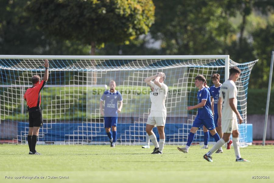 sport, action, TuS 1893 Aschaffenburg-Leider, TUS, Landesliga Nordwest, Fussball, FCB, Dr. Hans Weiß Sportpark, Bad Kissingen, BFV, 20.09.2025, 12. Spieltag, 1. FC 06 Bad Kissingen - Bild-ID: 2509384
