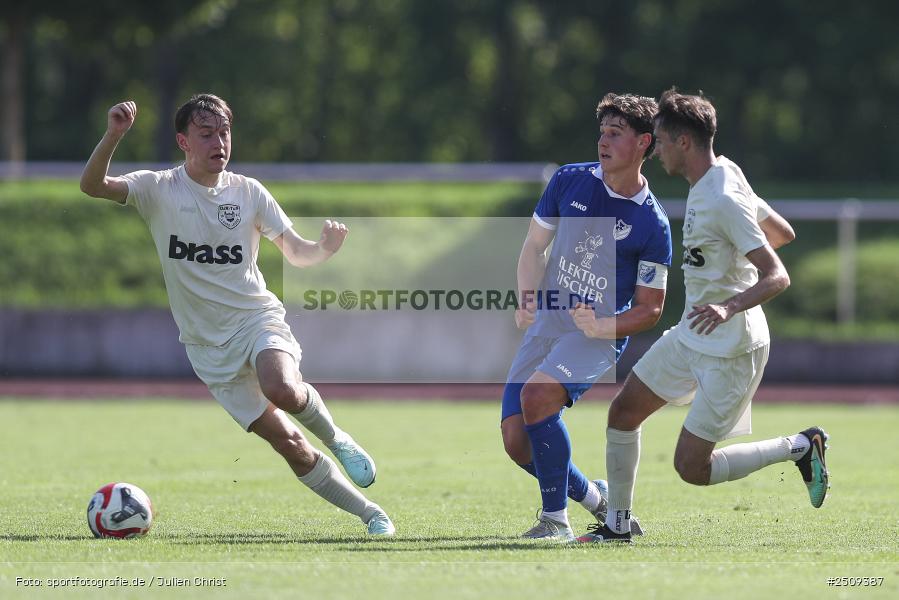 sport, action, TuS 1893 Aschaffenburg-Leider, TUS, Landesliga Nordwest, Fussball, FCB, Dr. Hans Weiß Sportpark, Bad Kissingen, BFV, 20.09.2025, 12. Spieltag, 1. FC 06 Bad Kissingen - Bild-ID: 2509387