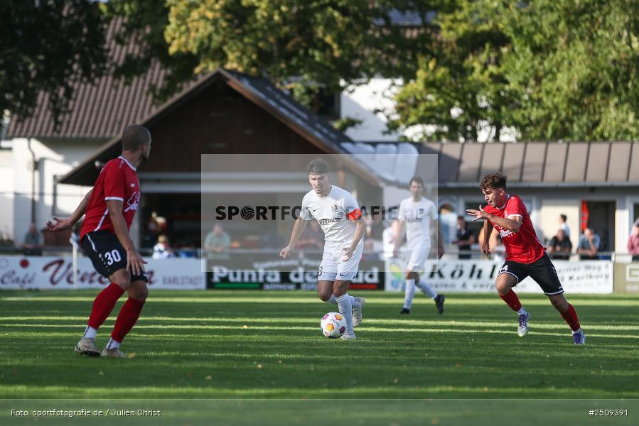 sport, action, TSV Karlburg, TSV, Sportgelände, Landesliga Nordwest, Karlburg, Fussball, FTS, FT Schweinfurt, BFV, 20.09.2025, 12. Spieltag - Bild-ID: 2509391