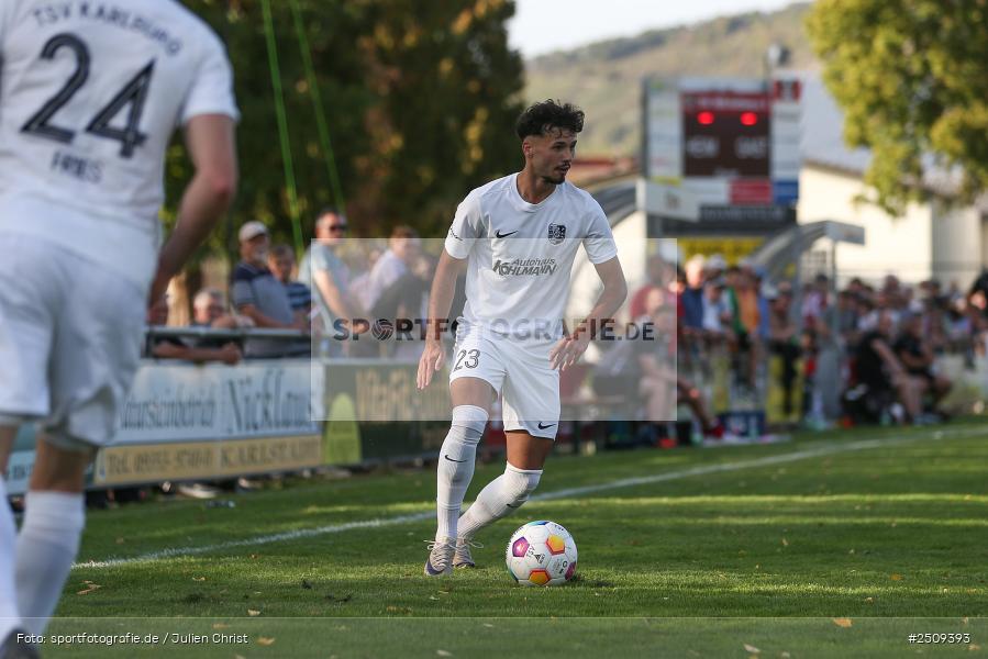 sport, action, TSV Karlburg, TSV, Sportgelände, Landesliga Nordwest, Karlburg, Fussball, FTS, FT Schweinfurt, BFV, 20.09.2025, 12. Spieltag - Bild-ID: 2509393