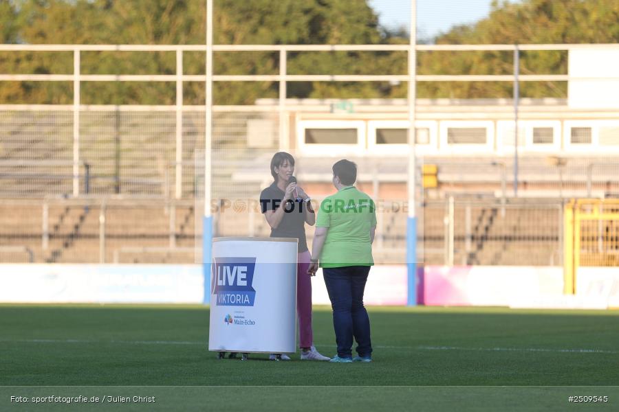 sport, action, Stadion am Schönbusch, SVA, SV Viktoria Aschaffenburg, Regionalliga Bayern, Fussball, DJK Vilzing, DJK, BFV, Aschaffenburg, 9. Spieltag, 19.09.2025 - Bild-ID: 2509545
