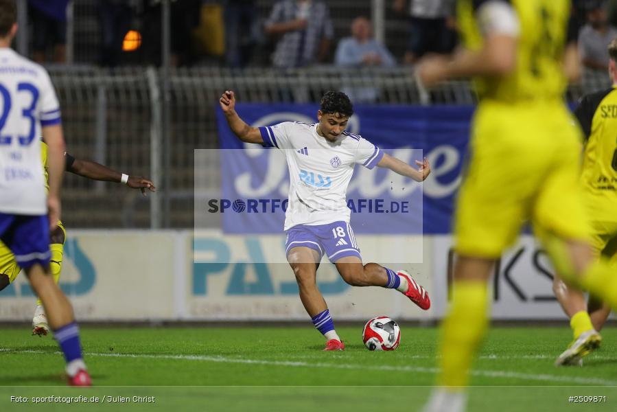sport, action, Stadion am Schönbusch, SVA, SV Viktoria Aschaffenburg, Regionalliga Bayern, Fussball, DJK Vilzing, DJK, BFV, Aschaffenburg, 9. Spieltag, 19.09.2025 - Bild-ID: 2509871