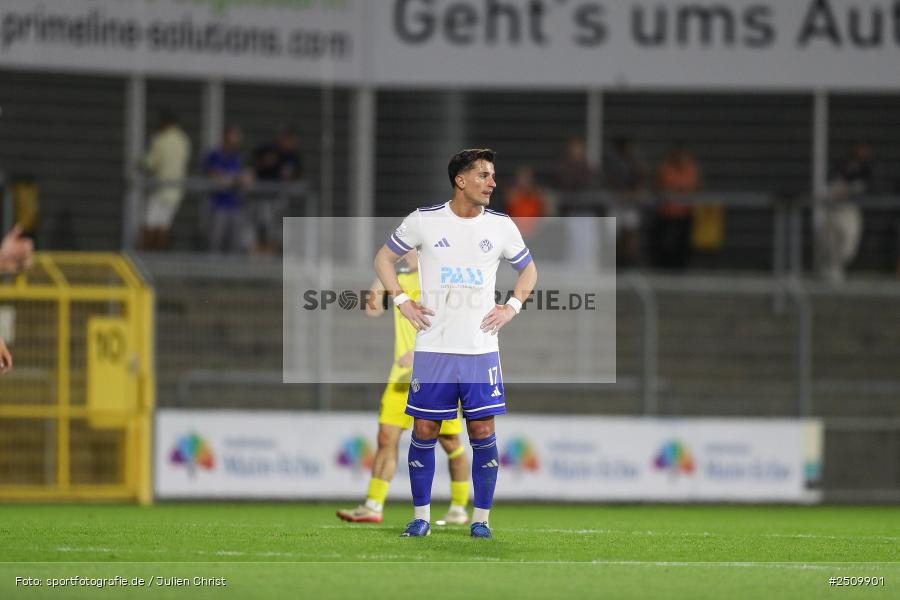 sport, action, Stadion am Schönbusch, SVA, SV Viktoria Aschaffenburg, Regionalliga Bayern, Fussball, DJK Vilzing, DJK, BFV, Aschaffenburg, 9. Spieltag, 19.09.2025 - Bild-ID: 2509901
