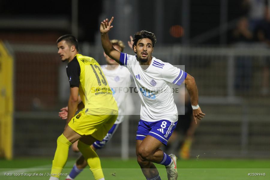 sport, action, Stadion am Schönbusch, SVA, SV Viktoria Aschaffenburg, Regionalliga Bayern, Fussball, DJK Vilzing, DJK, BFV, Aschaffenburg, 9. Spieltag, 19.09.2025 - Bild-ID: 2509948