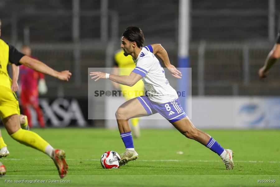 sport, action, Stadion am Schönbusch, SVA, SV Viktoria Aschaffenburg, Regionalliga Bayern, Fussball, DJK Vilzing, DJK, BFV, Aschaffenburg, 9. Spieltag, 19.09.2025 - Bild-ID: 2509965
