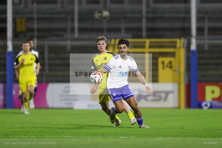 sport, action, Stadion am Schönbusch, SVA, SV Viktoria Aschaffenburg, Regionalliga Bayern, Fussball, DJK Vilzing, DJK, BFV, Aschaffenburg, 9. Spieltag, 19.09.2025 - Bild-ID: 2509985