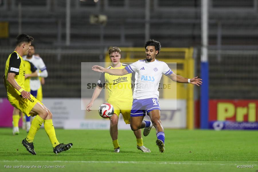 sport, action, Stadion am Schönbusch, SVA, SV Viktoria Aschaffenburg, Regionalliga Bayern, Fussball, DJK Vilzing, DJK, BFV, Aschaffenburg, 9. Spieltag, 19.09.2025 - Bild-ID: 2509986