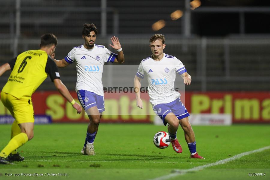 sport, action, Stadion am Schönbusch, SVA, SV Viktoria Aschaffenburg, Regionalliga Bayern, Fussball, DJK Vilzing, DJK, BFV, Aschaffenburg, 9. Spieltag, 19.09.2025 - Bild-ID: 2509987