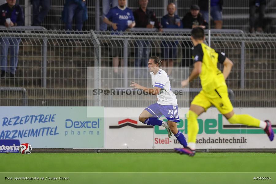 sport, action, Stadion am Schönbusch, SVA, SV Viktoria Aschaffenburg, Regionalliga Bayern, Fussball, DJK Vilzing, DJK, BFV, Aschaffenburg, 9. Spieltag, 19.09.2025 - Bild-ID: 2509994