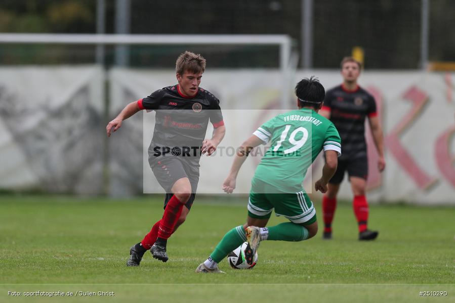 Sportgelände, Karlstadt, 21.09.2025, sport, action, Fussball, BFV, 10. Spieltag, Kreisliga Würzburg Gr. 2, SG Burgsinn, FV Karlstadt - Bild-ID: 2510290