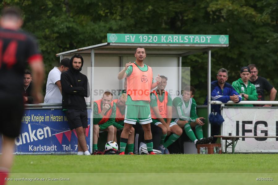 Sportgelände, Karlstadt, 21.09.2025, sport, action, Fussball, BFV, 10. Spieltag, Kreisliga Würzburg Gr. 2, SG Burgsinn, FV Karlstadt - Bild-ID: 2510332