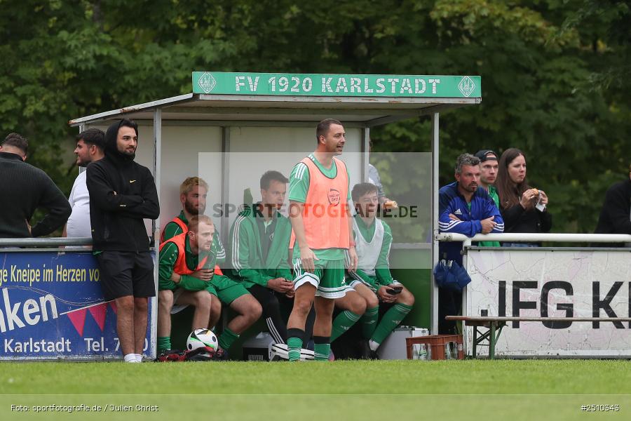 Sportgelände, Karlstadt, 21.09.2025, sport, action, Fussball, BFV, 10. Spieltag, Kreisliga Würzburg Gr. 2, SG Burgsinn, FV Karlstadt - Bild-ID: 2510343