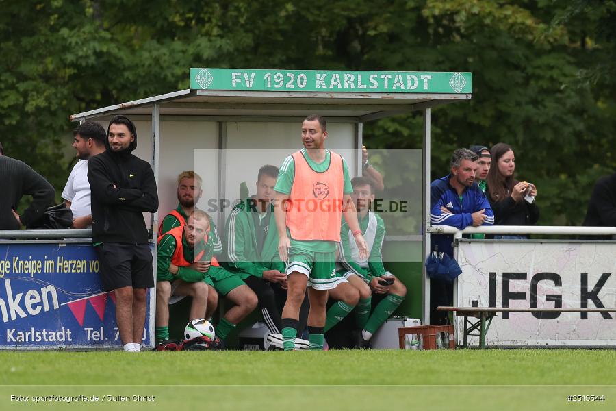 Sportgelände, Karlstadt, 21.09.2025, sport, action, Fussball, BFV, 10. Spieltag, Kreisliga Würzburg Gr. 2, SG Burgsinn, FV Karlstadt - Bild-ID: 2510344