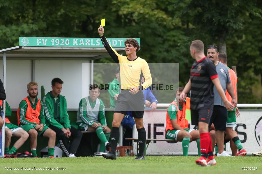 Sportgelände, Karlstadt, 21.09.2025, sport, action, Fussball, BFV, 10. Spieltag, Kreisliga Würzburg Gr. 2, SG Burgsinn, FV Karlstadt - Bild-ID: 2510429